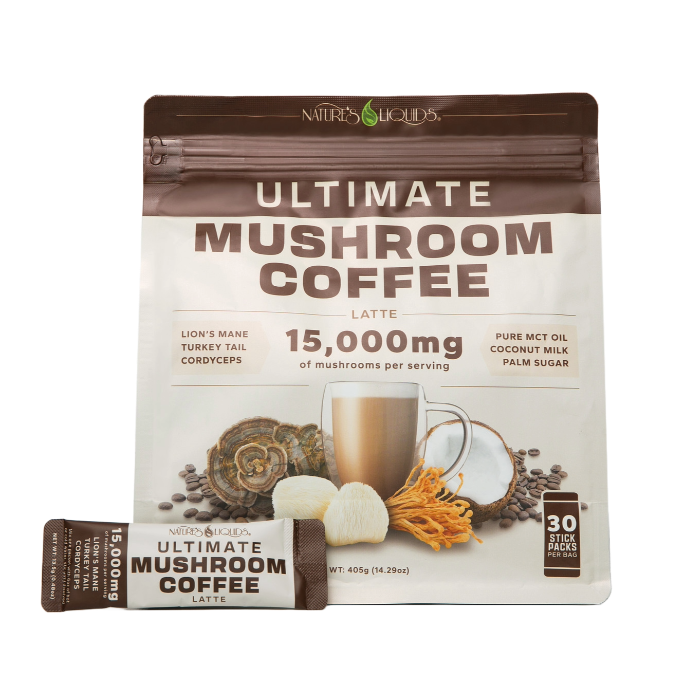 Ultimate Mushroom Coffee Latte