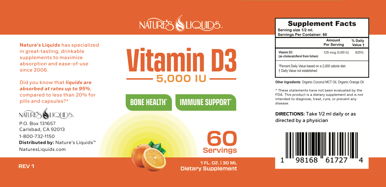 Vitamin D3 Drops (5,000 IU)